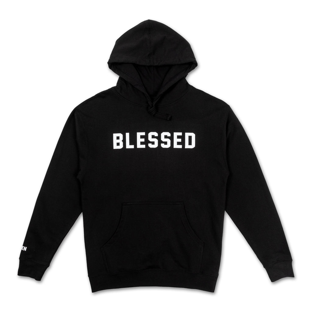 BlessÜ BU OG logo hoodie BLESS U BU OG logo hoodie パーカー ネイビー S